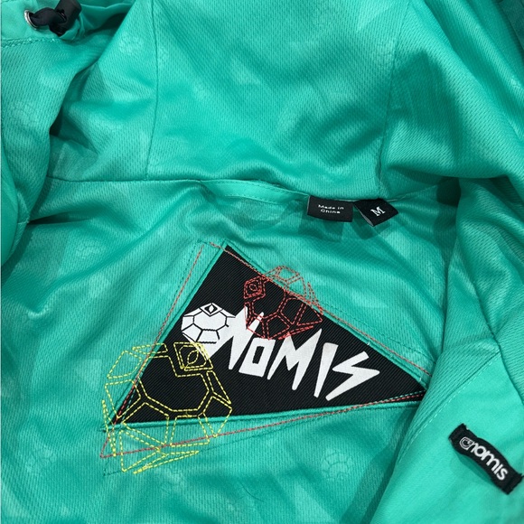 Nomis Teal and Black Ski & Snow Jacket - Picture 2 of 3